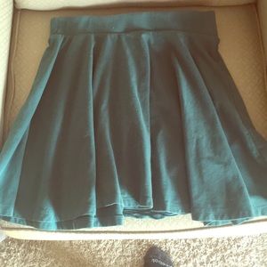 Green skirt